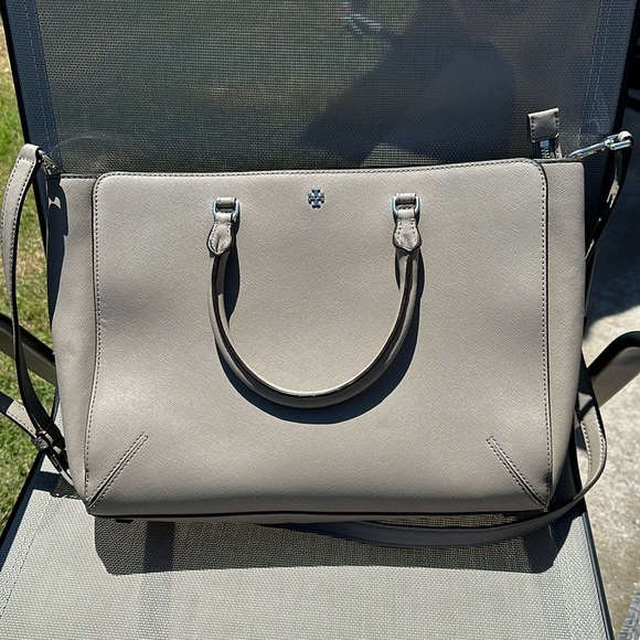 Tory Burch Tote - Grey - Picture 1 of 9